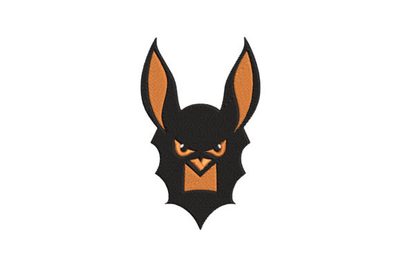 Bat Head Embroidery Design Review for Etsy Sellers