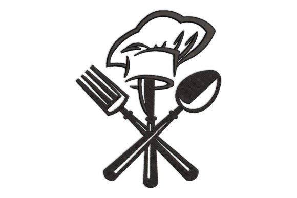 Chef Hat, Knife, Fork, and Spoon Embroidery Review
