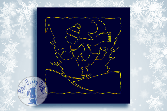 Christmas Quilt Block-Skater Review for Craft Fairs