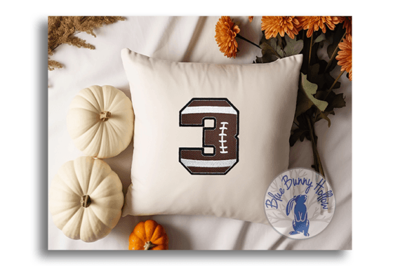 Football Number 3 Embroidery Review for Etsy Sellers