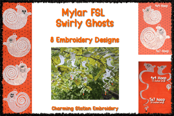 Mylar FSL Swirly Ghosts: A Designer's Gift Shop Review