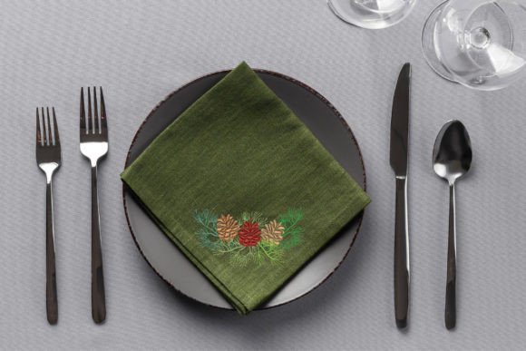 Pine Branches with Three Cones: A Designer's Review for Small Business