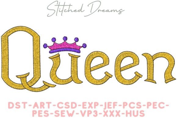 Queen with Crown Design Review for Craft Fairs