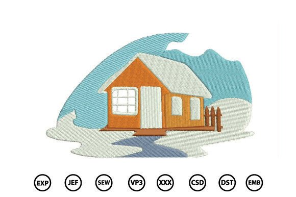 Winter House Embroidery Review